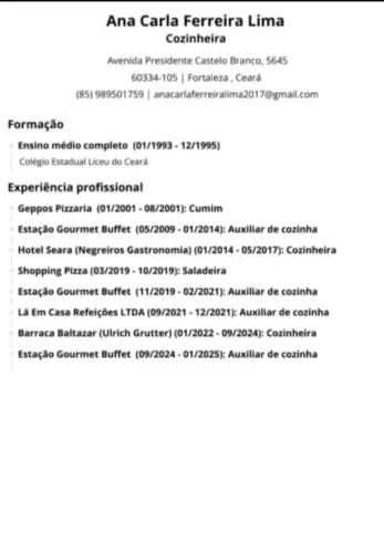Cozinheira