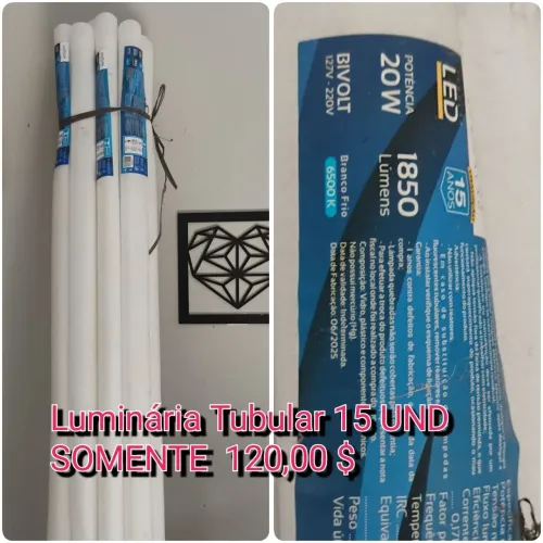 Luminária TUBULAR LED