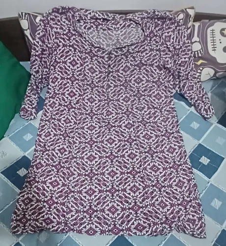 Blusa tipo bata