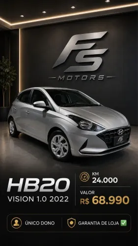 Hyundai HB20 Vision 1.0 Flex 12V MEC 2022