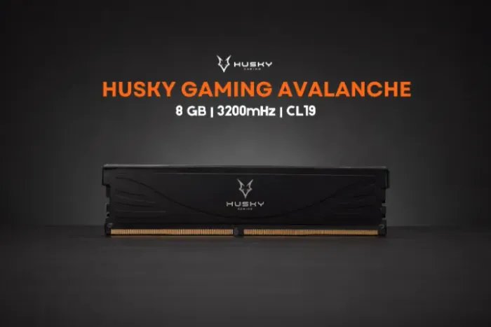 Memória Gamer Husky Avalanche 8gb 3200mhz Cl19 Ddr4