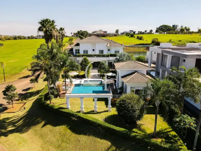 Casa de Luxo para Locação no Condomínio Fazenda Alvorada Porto Feliz Frente para o Lago