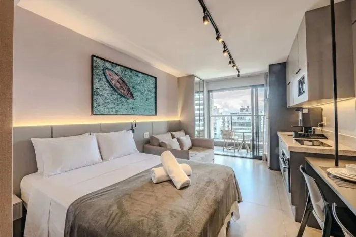 Apartamento Alive Corredor da Vitória Studio 1 quartos Decorado Reg Graça Barra Pronto par