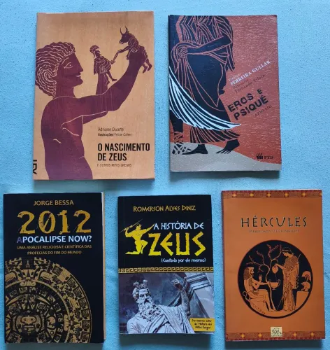 Kit 5 livros de mitologia