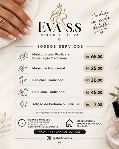 Manicure e Pedicure Tradicional