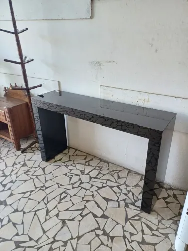 Aparador mdf revestido de vidro