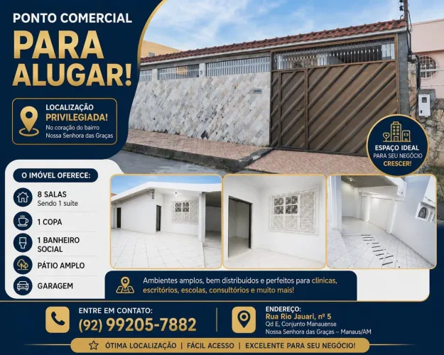 Imóvel para alugar no conj. Manauense
