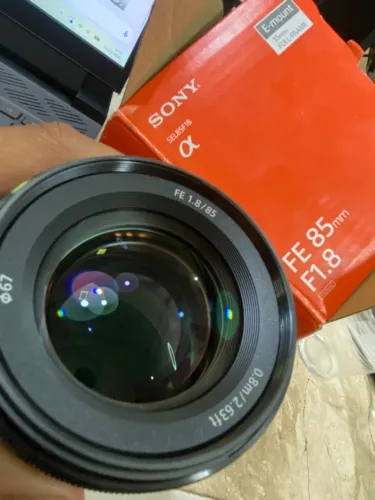 Lente Sony Fe 85mm F/1.8 E-moit Full Frame- Nova na caixa -