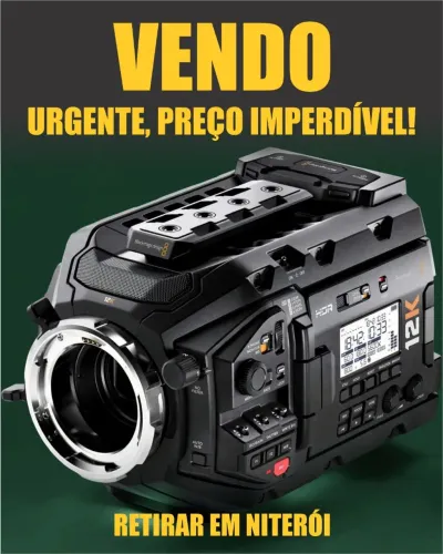Câmera Black Magic Mini Ursa 12k