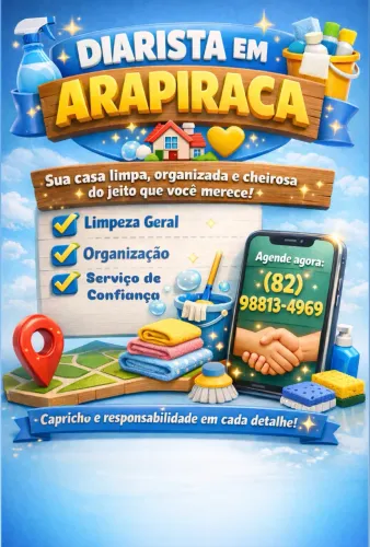Diarista Arapiraca 