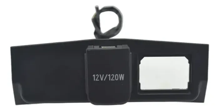Tomada 12v Energia Console Corolla 2020 Original Preto