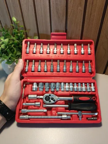 Kit de ferramentas completo com 46 peças!