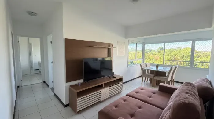 Apartamento 2/4 Mobiliado com Suíte, Garagem e Excelente Localização no Salvador Ville