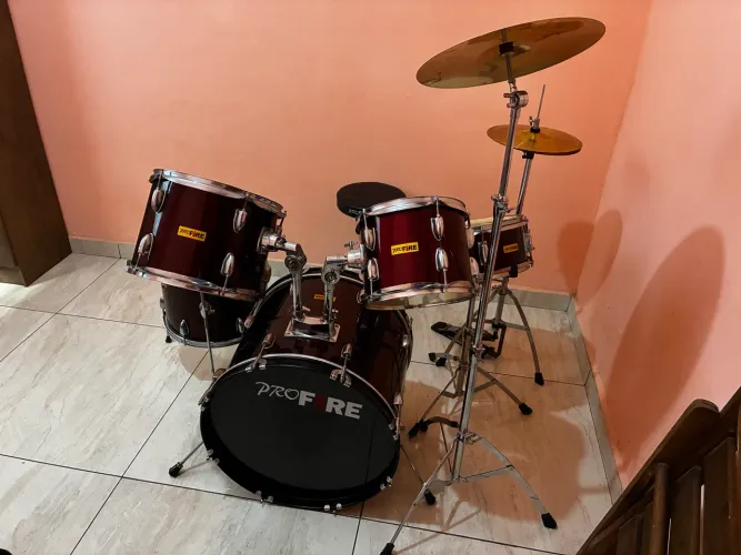 Bateria Pro Fire Completa - Excelente Estado (Retirada em Votorantim)
