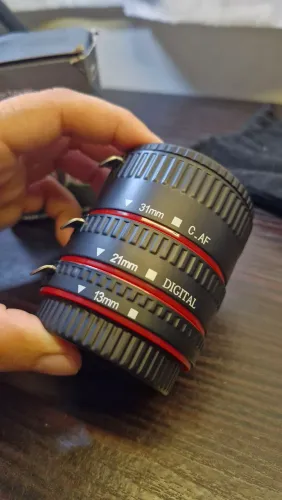 Adptador macro canon ef