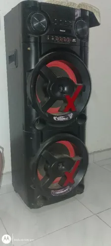 Caixa de som Amvox 1900w de potência