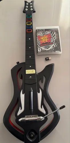 Guitarra Guitar Hero Warriors of Rock Ps3 + Jogo Original 