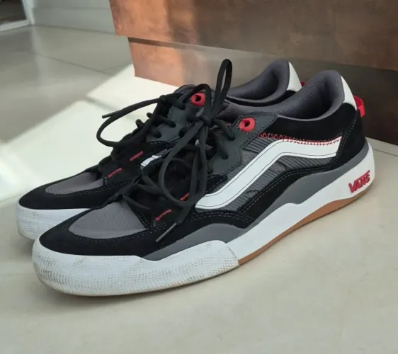 Vans Wayvee 2.0 Skate Black White/Red - Original - Pouquíssimo uso
