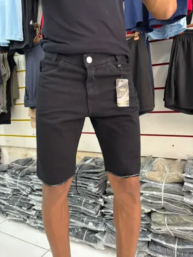 Bermudas jeans casuais