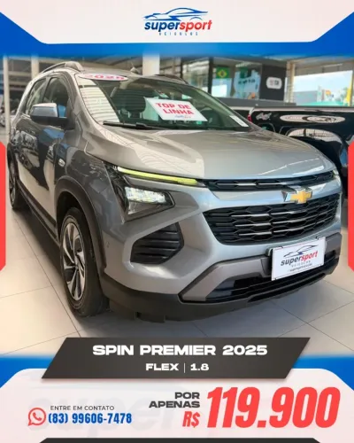 Chevrolet Spin Premier 1.8 8V Econo.flex 5P Aut. 2025