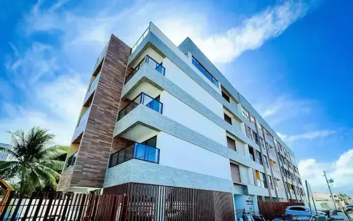PRAIA DE TAMANDARÉ - Flat MOBILIADO com 19 m² sendo 1 quarto, 1 wc social e 1 vaga