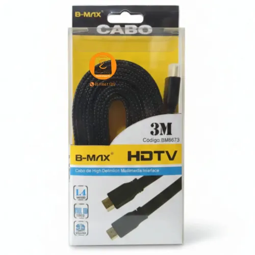Cabo HDMI Resistente de 3 Metros HDTV B-MAX