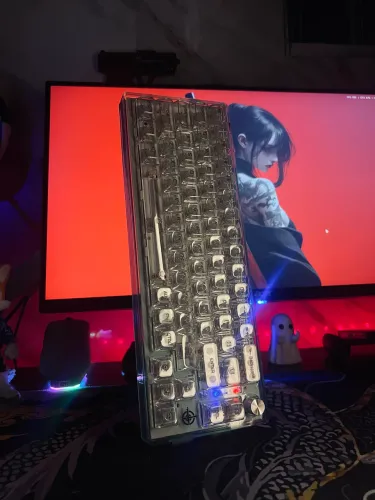 TECLADO GAMER SEM FIO MK31 ? NOVO!