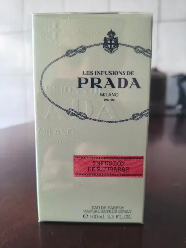 Perfume prada les infusion de rhubarbe unissex eau de parfum 100ml