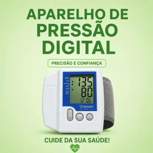 Aparelho de pressão digital de pulso