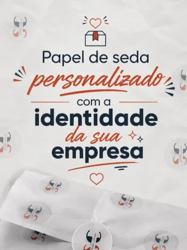 100 FOLHAS PAPEL DE SEDA PERSONALIZADO  30x 60CM