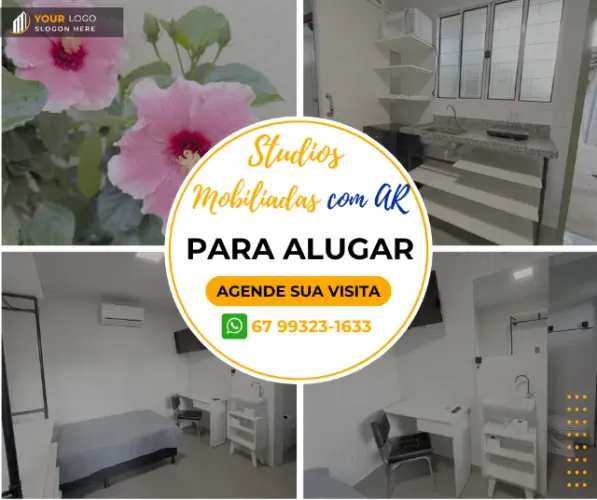 Studio mobiliado para aluguel mensal | Contas inclusas | Excelente localização
