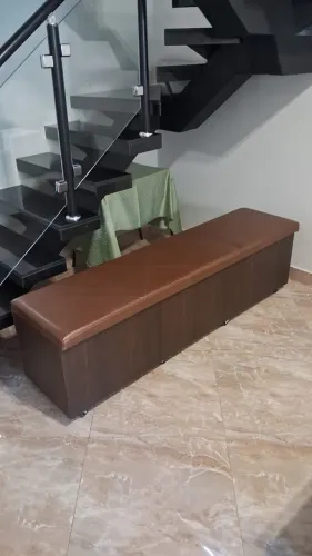Lindo Banco Baú com Encosto