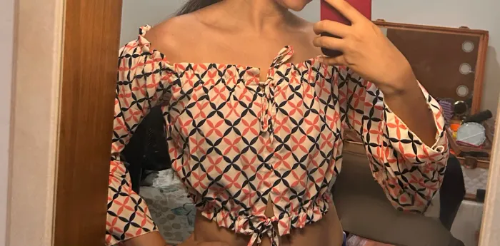 Blusa feminina ombro a ombro