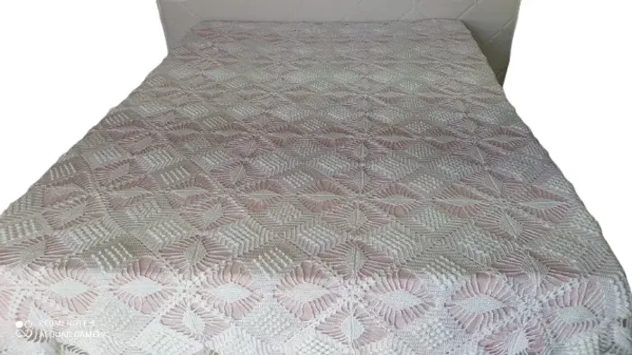 Colcha de Crochê 2,20 x 2,40M