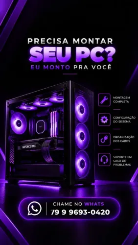 Monto seu PC
