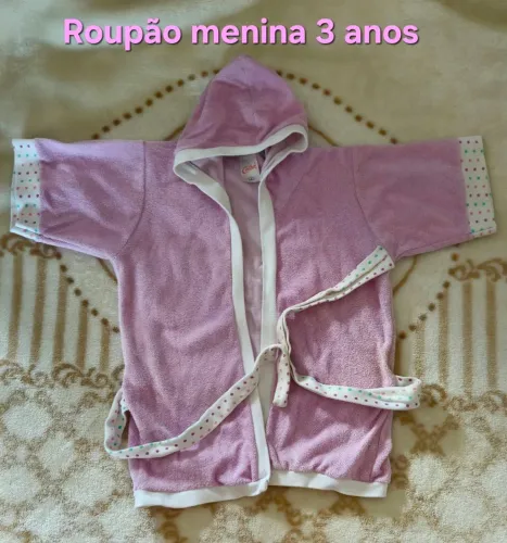 Roupão menina, tamanho 3
