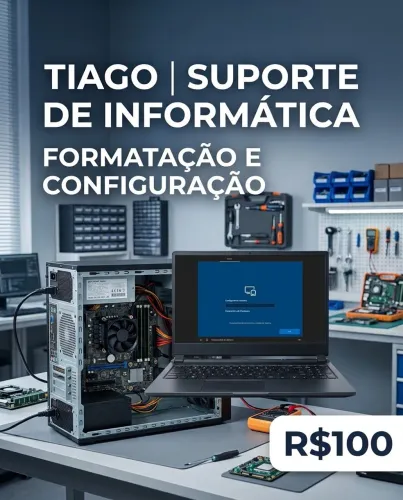 Formatação e Configuração de PC e Notebook