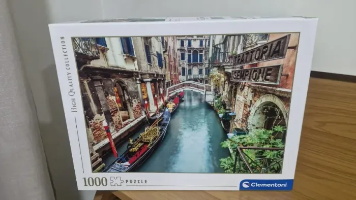 Quebra-Cabeça Clementoni Veneza - Gôndolas e Canais (1000 Peças)