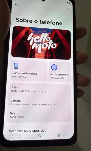 Celular moto g84 256gb