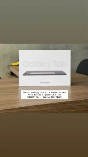 S10 Lite 256GB Lacrado - Nota fiscal e garantia 1 ano