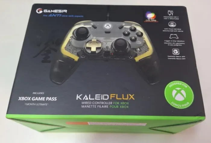 XBOX Controle GameSir KALEID FLUX - Hall Effect (Sem Drift) - Novo/Lacrado