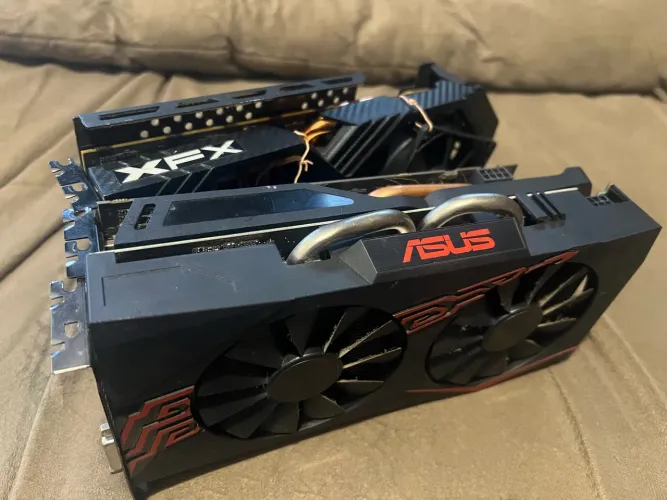 GPUs - Placas de vídeo para conserto. 2x RX580 8gb e 1 GTX1060 5Gb