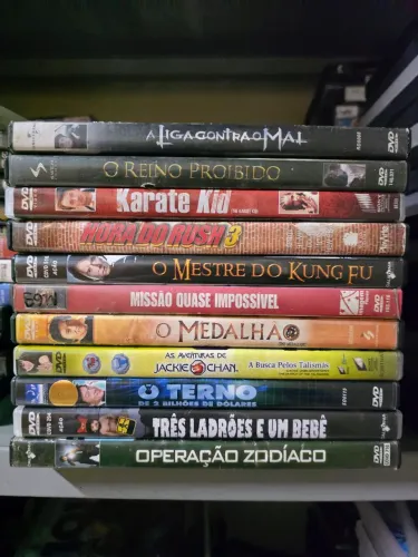 Lote DVD Filmes Jackie Chan