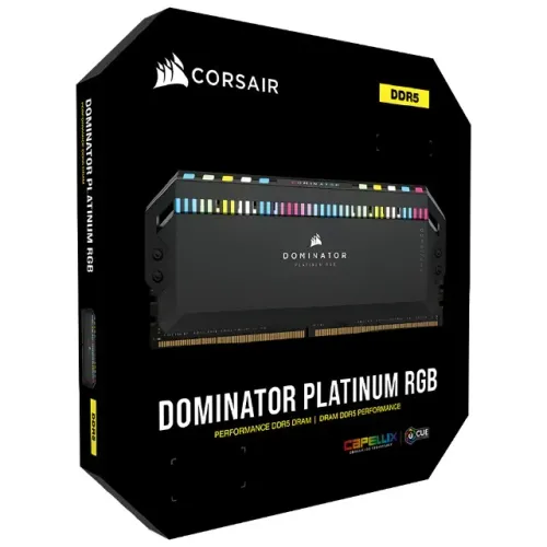 Memória RAM Corsair Dominator Platinum RGB DDR5 64GB (2x32GB) 6800MHz