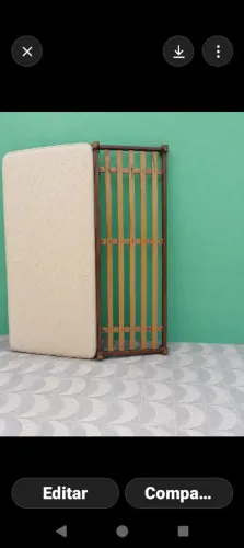 CAMA DE SOLTEIRO E COLCHÃO ? CADA