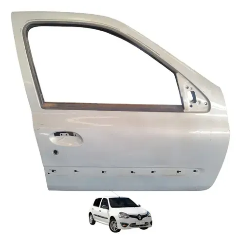 Porta Clio 1999 A 2012 Diant Direita Dianteira Direita Branco
