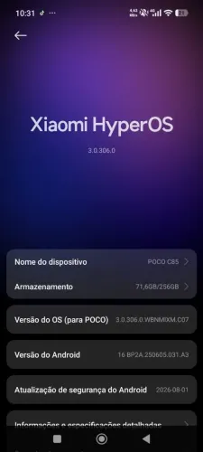 Celular poco c85 