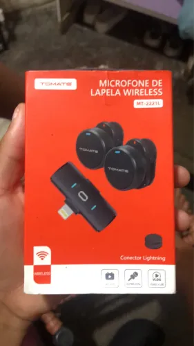 Microfone de lapela wireless
