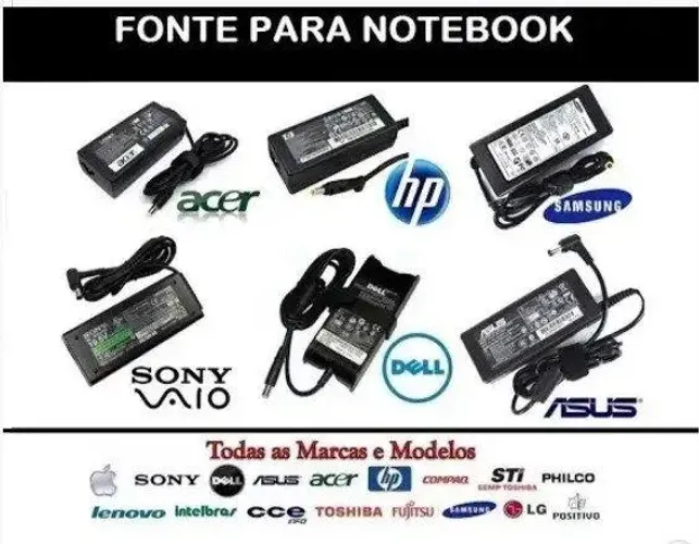 Carregadores de notebooks originais 