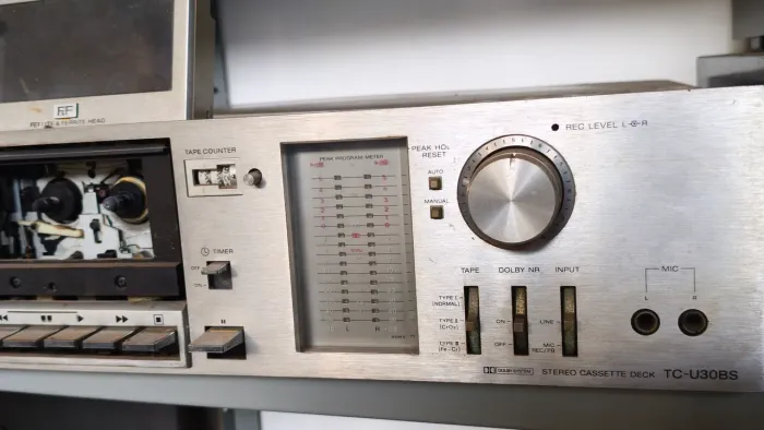 Tape deck Sony tc u30Bs para peças 
